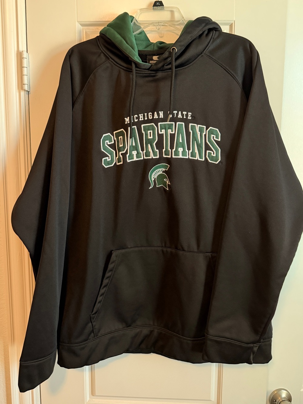 Michigan State Spartans Black & Green Hoodie XXL